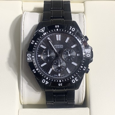 NEW Fossil Garrett Chronograph Quartz Black Dial Men s Watch