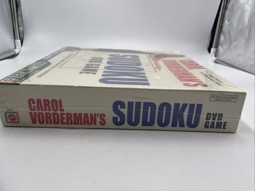 Mattel Sudoku DVD Game Carol Vordermans Over 400 Challenges NEW Sealed - Picture 4 of 6