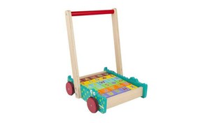 chad valley wooden crocodile trolley
