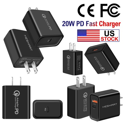 20 Watt USB+TYPE-C Fast Rapid Charger Cube Block For Samsung Galaxy Series Phone - 第 1/27 張圖片