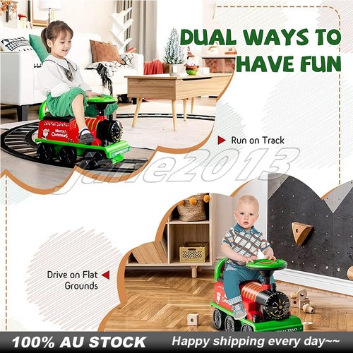 Kids Ride On Train Eelectric Car With Track / Toddler Walker / Carriage Toy AU - Picture 30 of 33