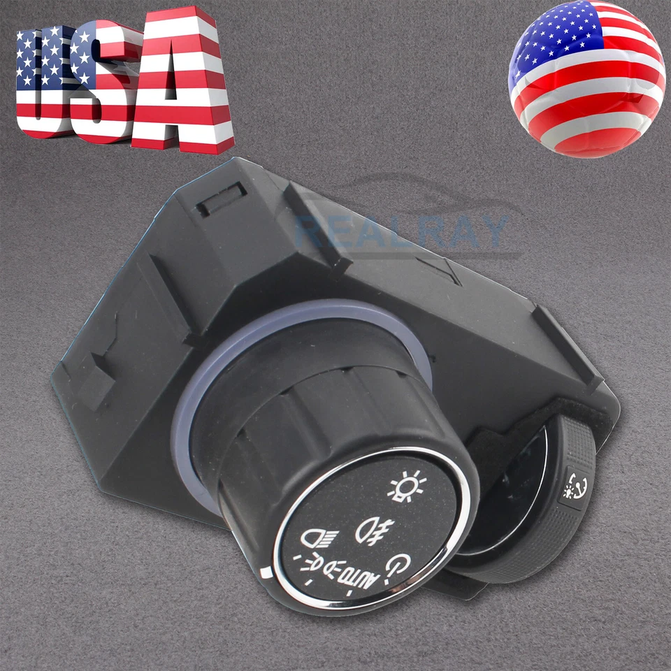 Headlight Fog Light Switch For 2015-20 Chevrolet Silverado 2500 3500HD 23187804  - Image 4 of 4