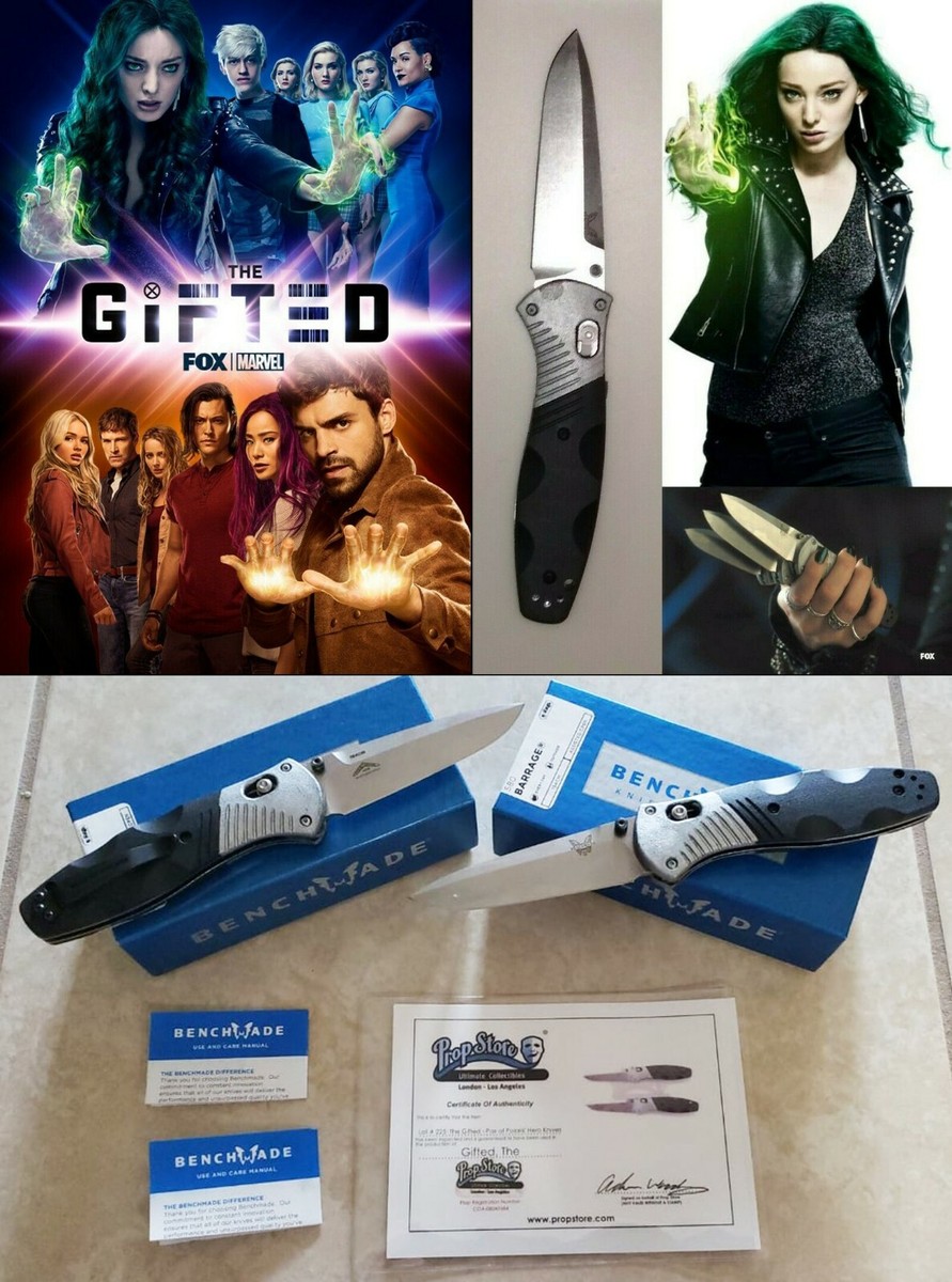 The Gifted: Emma Dumont/Polaris X-men Knife Set w/Propstore COA