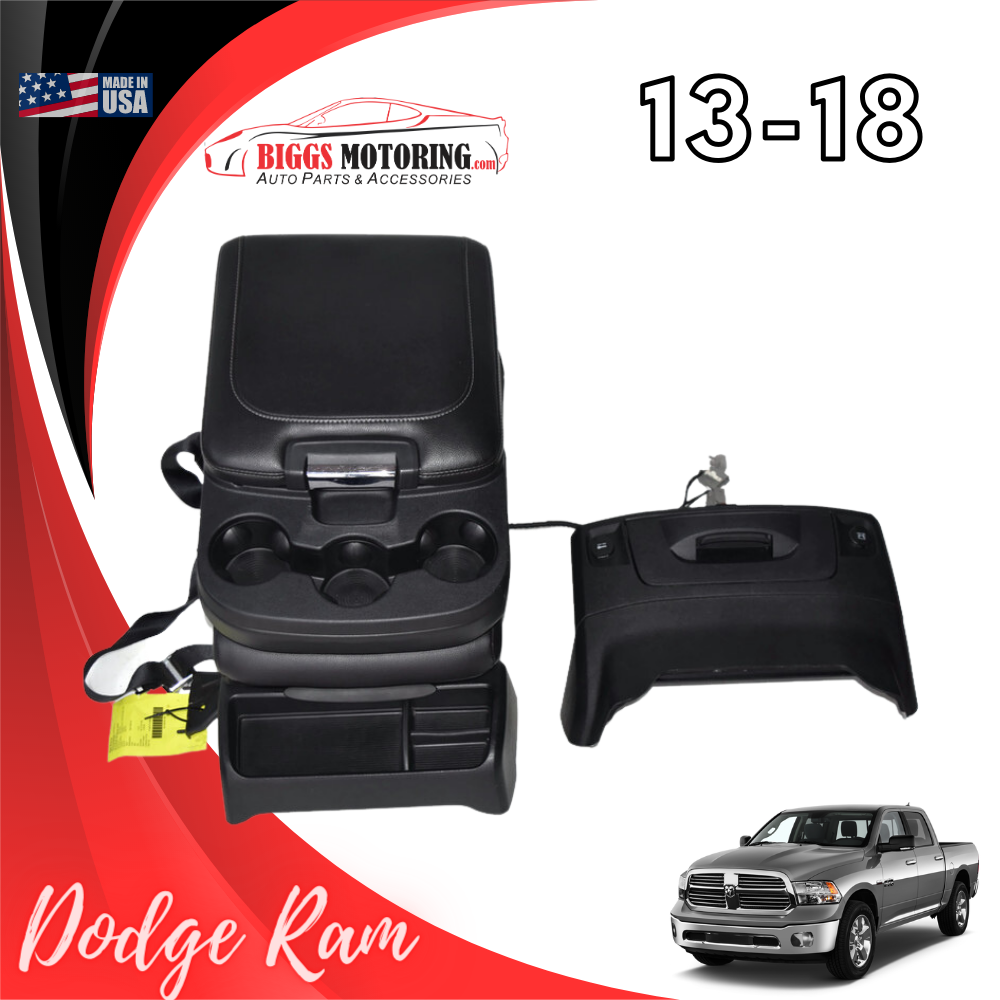 13-18 Dodge Ram Storage console Drawer & Jump Seat W/ Storage
