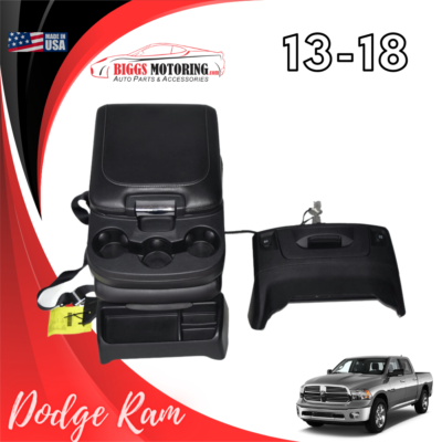 13-18 Dodge Ram Storage console Drawer & Jump Seat W/ Storage