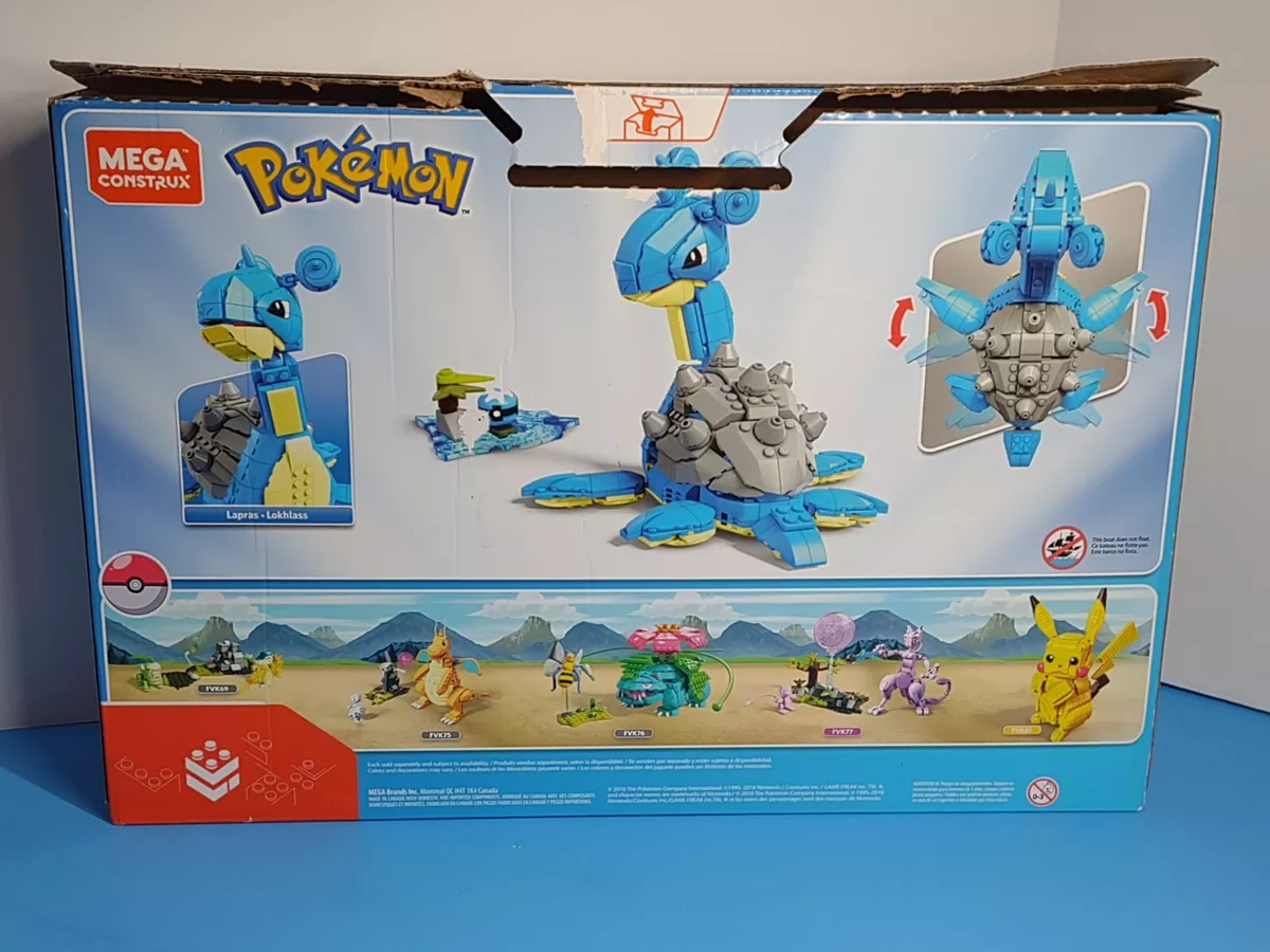 Bloques de construcción Mega Construx Mattel Pokémon Lapras