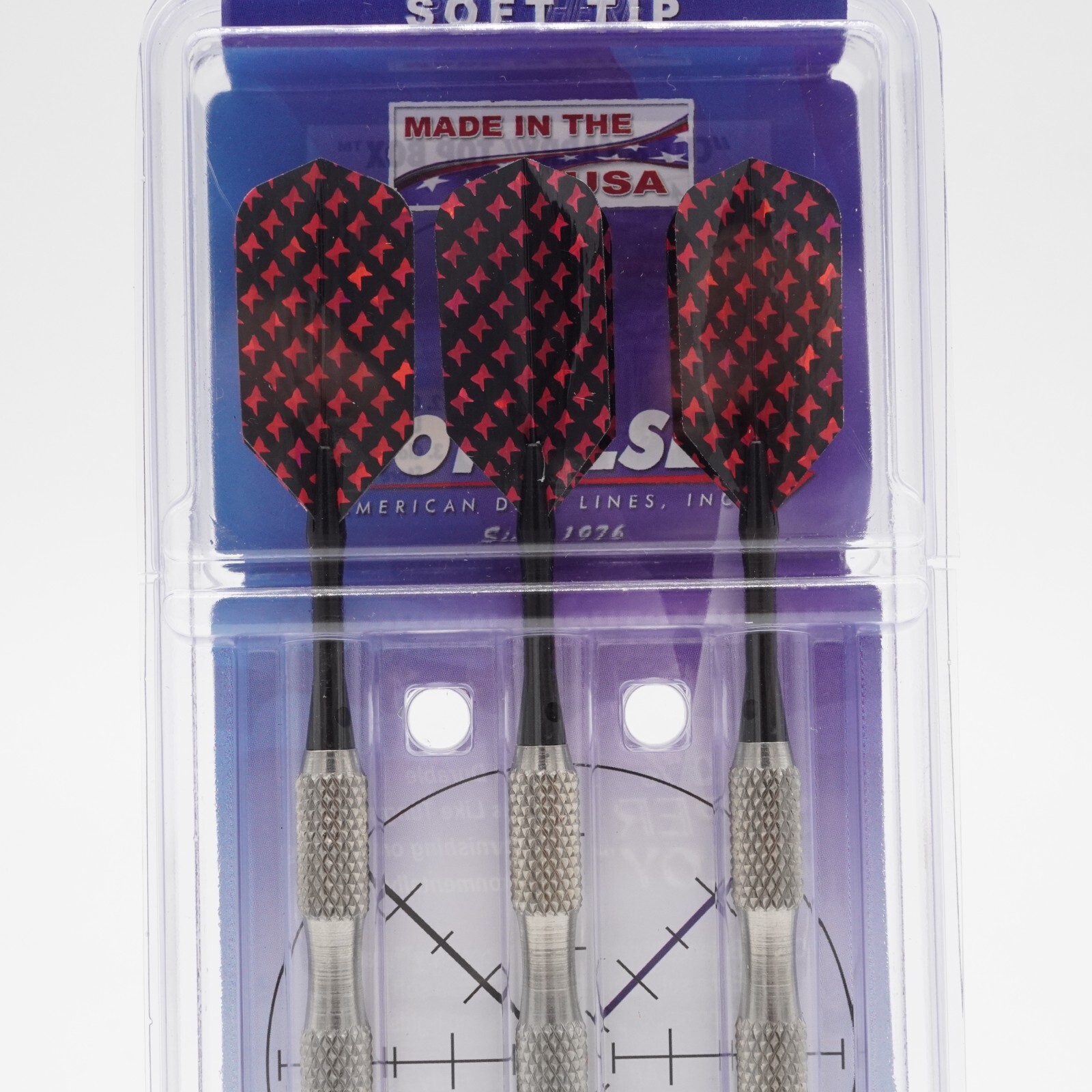 Bottelsen Center Balance Super Alloy Soft Tip Darts 16 Grams Black/Red/Silver