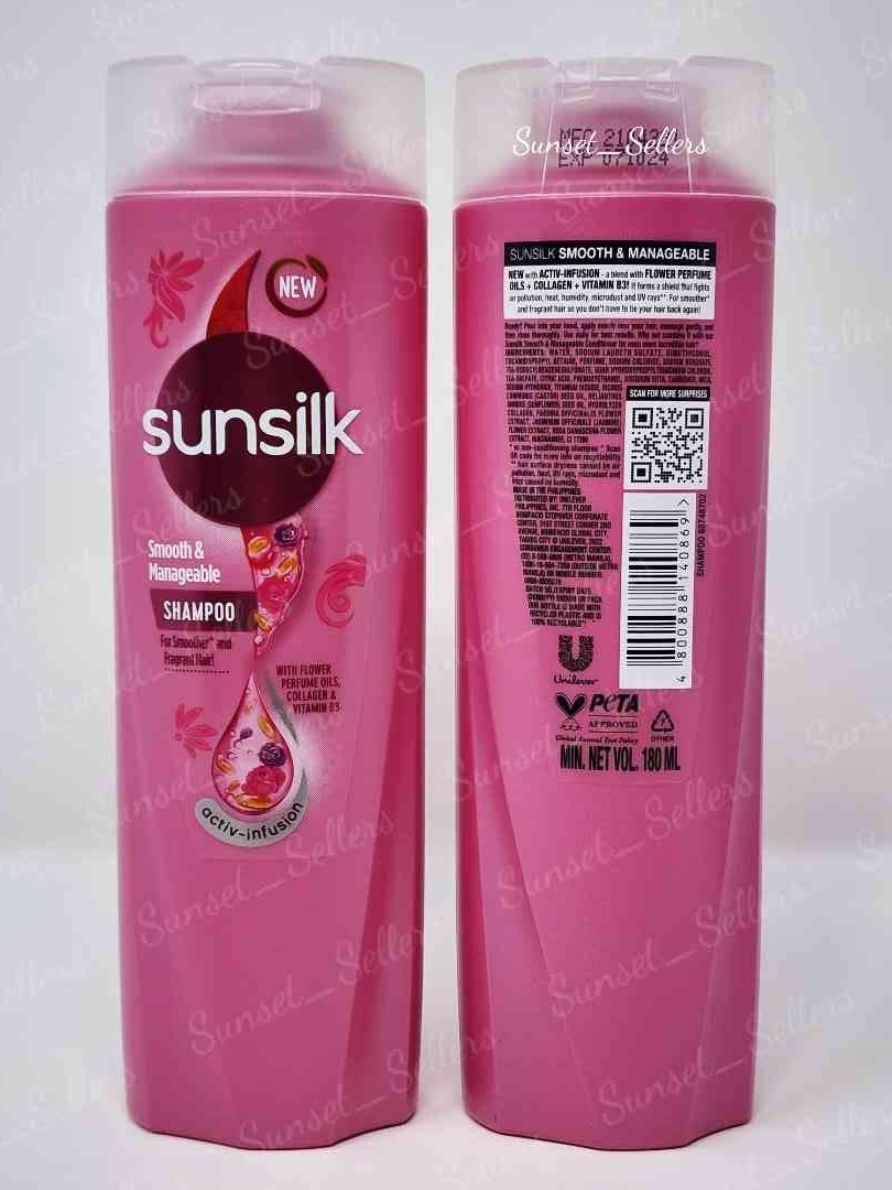 Sunsilk Smooth and Manageable Shampoo 180ml (Lot of 2) | eBay
