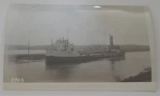 Steamship Steamer MAPLEHEATH real photo postcard RPPC