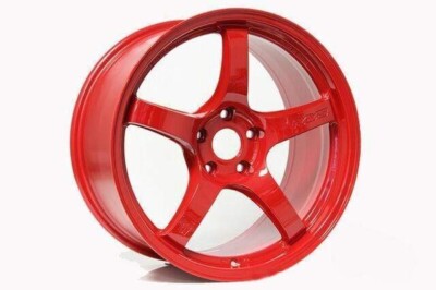 Rays Gram Lights 57CR 18x9.5 +38 5x114.3 Milano Red Wheel
