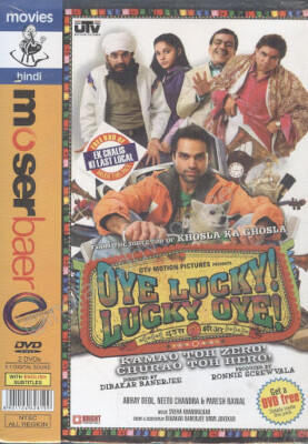 New India Bollywood Movie Oye Lucky! Lucky Oye! Abhay Deol 2x DVD Eng Sub CD991