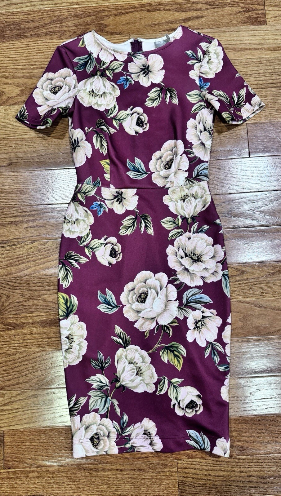 ASOS Southern Floral Pencil Fitted Dress Size 2 Cottagecore Classic NWT
