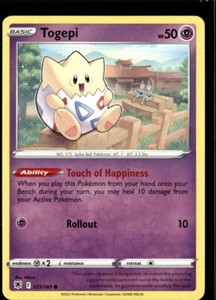 togepi pokemon card value 30 Retreat Cost Pokemon Roaring Skies Togepi #43