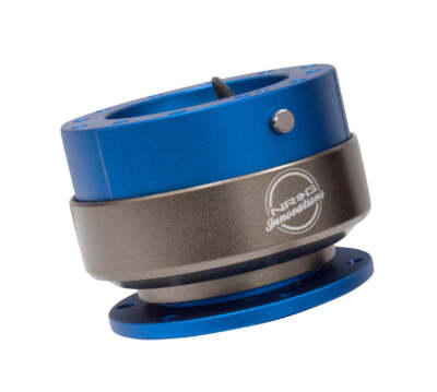 NRG SRK-200BL Steering Wheel Quick Release Gen 2.0 [Blue/Titanium]