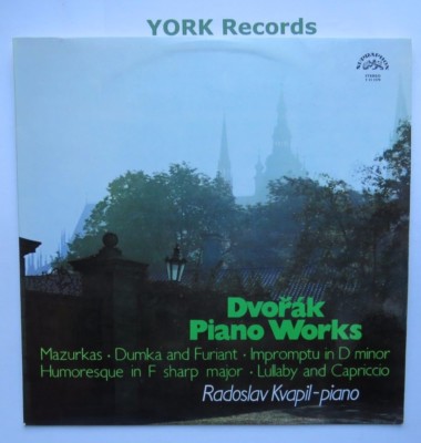 1 11 1179 - DVORAK - Piano Works RADOSLAV KVAPIL - Excellent Con LP Record 