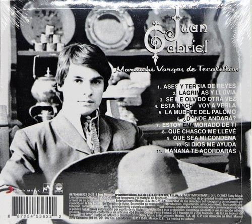 Juan Gabriel Con El Mariachi Vargas de Tecalitlán (2012, CD) - Picture 2 of 2