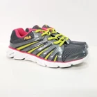 FILA Athletic Running Sneakers Sz 7 Gray Pink White Laces Mesh Women's CoolMax