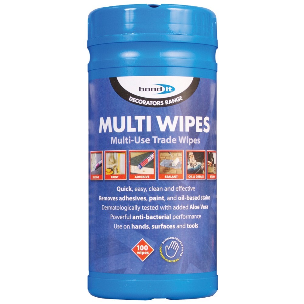 Bondit Bond It Multi-Wipes For Hands, Tools & Surfaces - White, 100 - Image 2