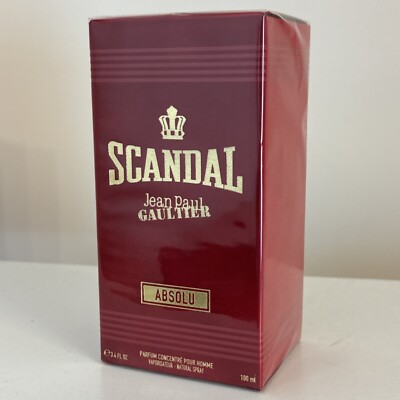 香水(男性用) JEAN PAUL GAULTIER SCANDAL ABSOLU 100ml Jean Paul Gaultier Men's Scandal Absolu Parfum 3.4 oz