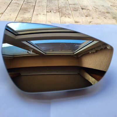 19-26 OEM AUDI E-TRON RIGHT side AUTO DIM HEATED MIRROR GLASS EU wide-angle