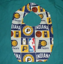 .NEW Handmade BABY CHILD BIB INDIANA PACERS BASKETBALL TEAM /SHIPPING DISCOUNTS
