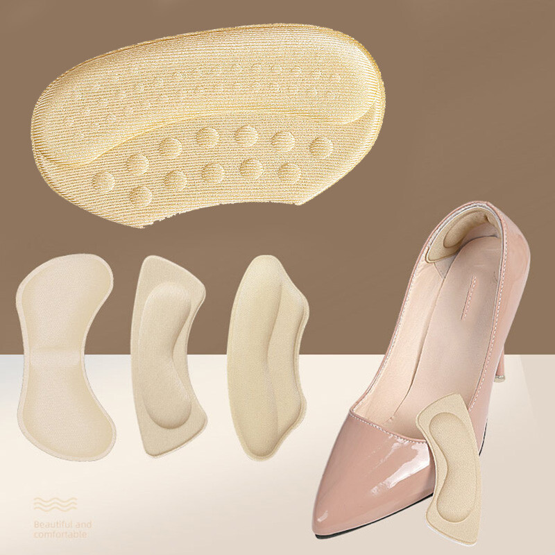 COMFWALK Felt Tongue Pads For Shoes - Soft Self-Adhesive Shoe Inserts (3 Pairs