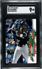 Luis Robert 2020 Topps Holiday Rookie Necklace Nights SGC 9 Super Rare Variation