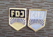 FDJ patch blouse shirt ostalgia school GDR