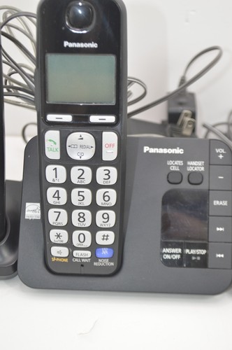 Panasonic KX-TGE230 Cordless Phone Answering System 3 Handsets - Zdjęcie 2 z 6