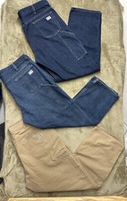 Tyndale FR Pants Mens 40x30 FMRC Canvas Fire Resistant 15 CAL CAT2 Lot of 3