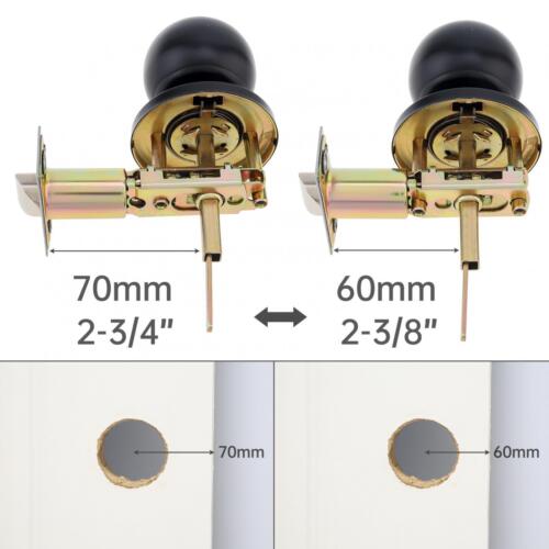 Door Knob with Handle Lock and Key Keyed Entry Door Knob for Bedroom Bathroom - Picture 2 of 11