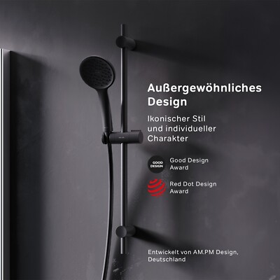 Duschset Hit Brausegarnitur  Handbrause Duschstange Stangenbrause-Set AM.PM