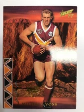 1997 SELECT AFL TRADING CARD ALL AUSTRALIAN TEAM CARD AA14 MICHAEL VOSS-BRISBANE