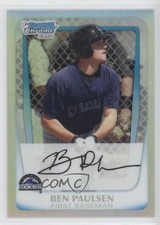 2011 Bowman Chrome Prospects Refractor 173/799 Ben Paulsen #BCP34 0l2