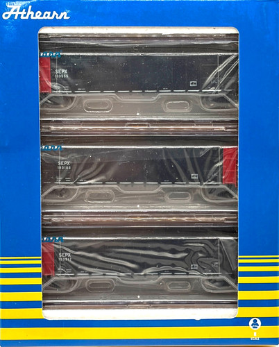 N ATHEARN 3885 THRALL GÓNDOLA LADO ALTO PAQUETE DE 3 SOUTHWESTERN ENERGÍA ELÉCTRICA SEPX | Condition: New