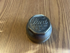 Antique Brass Ford Threaded Grease Hub Cap