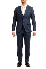 Hugo Boss Men's Reymond/Wenten WE1 Extra Slim Fit Three Piece Suit US 34R IT 44R