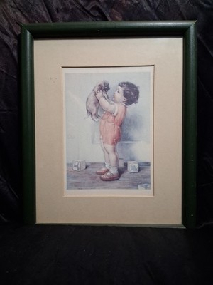 Bessie Pease Gutmann Vintage Framed Print ''Mine'' BPG015