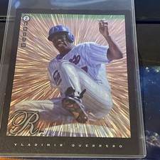 1997 Vladimir Guerrero Pinnacle Zenith Dufex 8x10 Rookie Card #23 Of 24