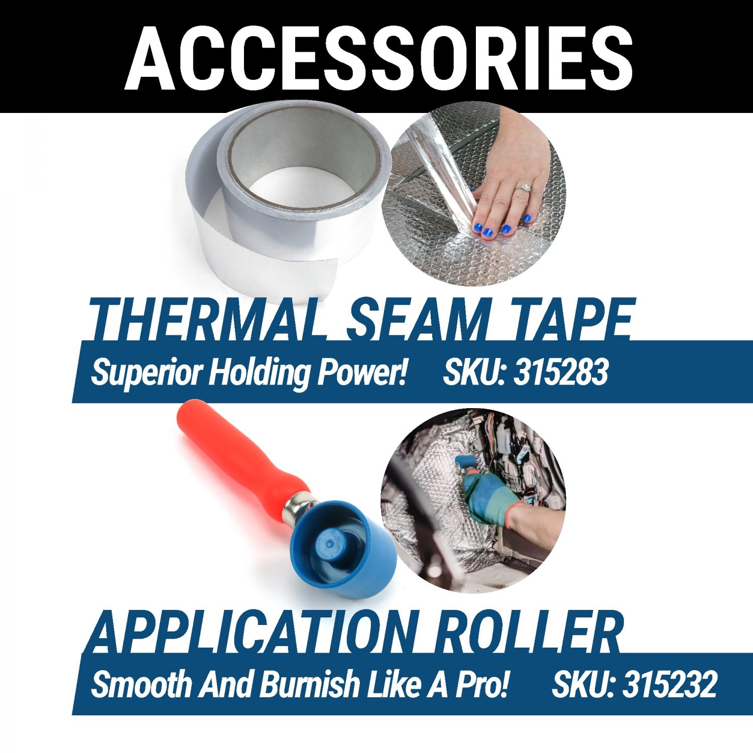 Heat & Sound Barrier 2005+ Ford GT40 Floor Pro Kit Seam Tape