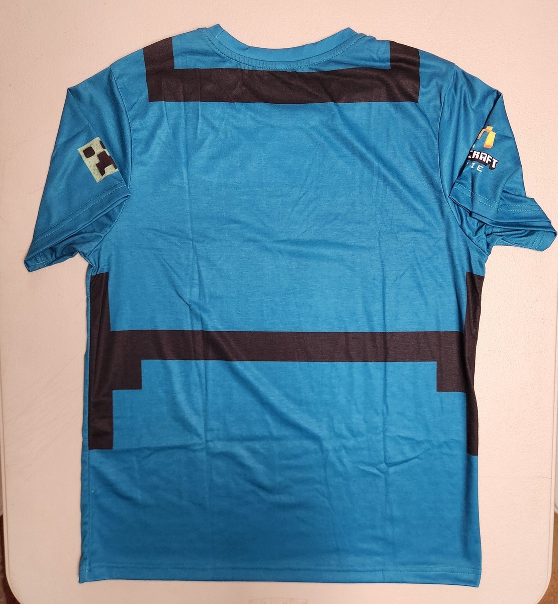 Authentic New McDonald's Minecraft Crew Employee Shirt Sz | eBay