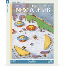 Pinball Piste 500 Piece Jigsaw Puzzle NYPC New