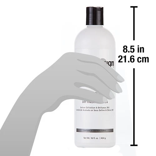 Define & Shine 2-N-1 Loción de Acabado Seco, para Cabello Rizado y Rizado, 16 Onzas Foto 4 de 4