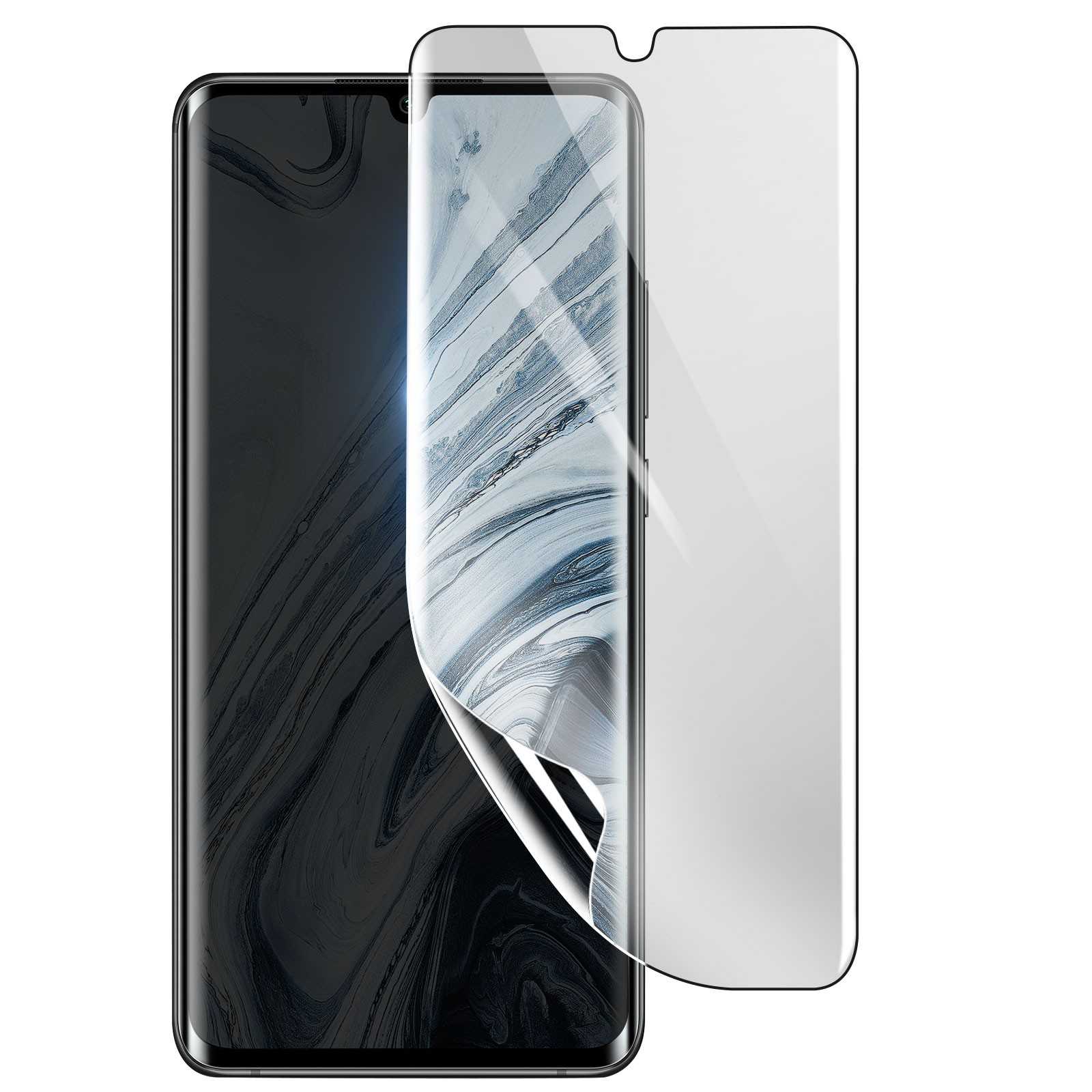 Protection écran Xiaomi Mi Note 10 Pro antichoc en hydrogel transparent ultra résistant
