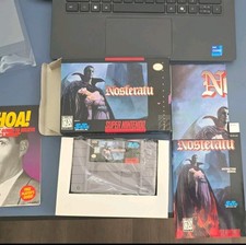 Nosferatu (SNES) Super Nintendo CIB 100% Complete + Poster SETA 1996 RARE