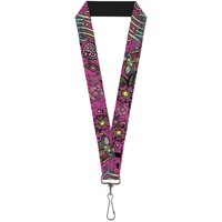 "Buckle-Down Lanyard-1.0\"-Love Kills Pink 22\" X 1\" Multicolor (Us Import)"