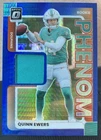 2025 Donruss Optic Quinn Ewers Blue Hyper (RAW)
