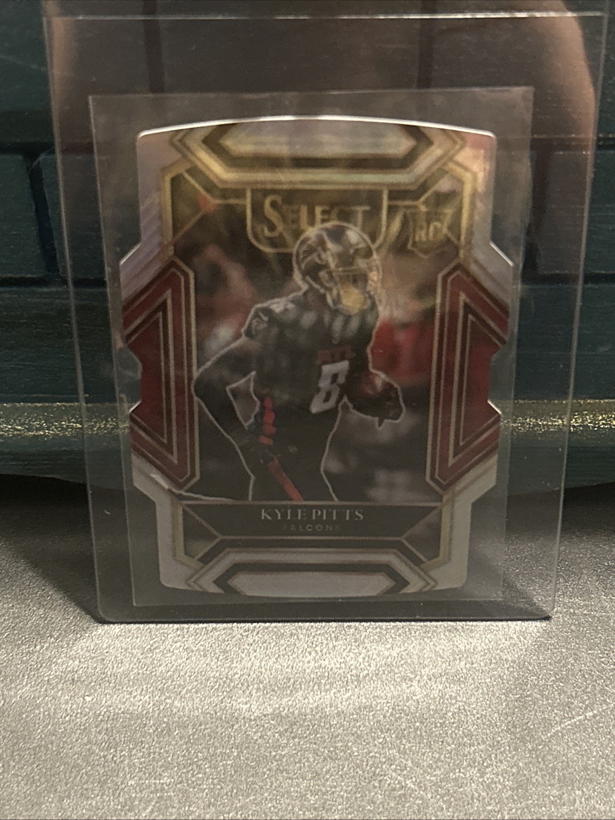 2021 Panini Select - Club Level Kyle Pitts #246 Silver Prizm Die-Cut (RC)