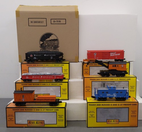 Juego de vagones de carga MTH 30-7006 O Great Northern RailKing (juego de 6) LN/caja | Zustand: Used