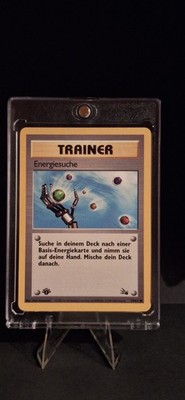 Energiesuche Pokemon Karte 59/62 Fossil 1. Edition